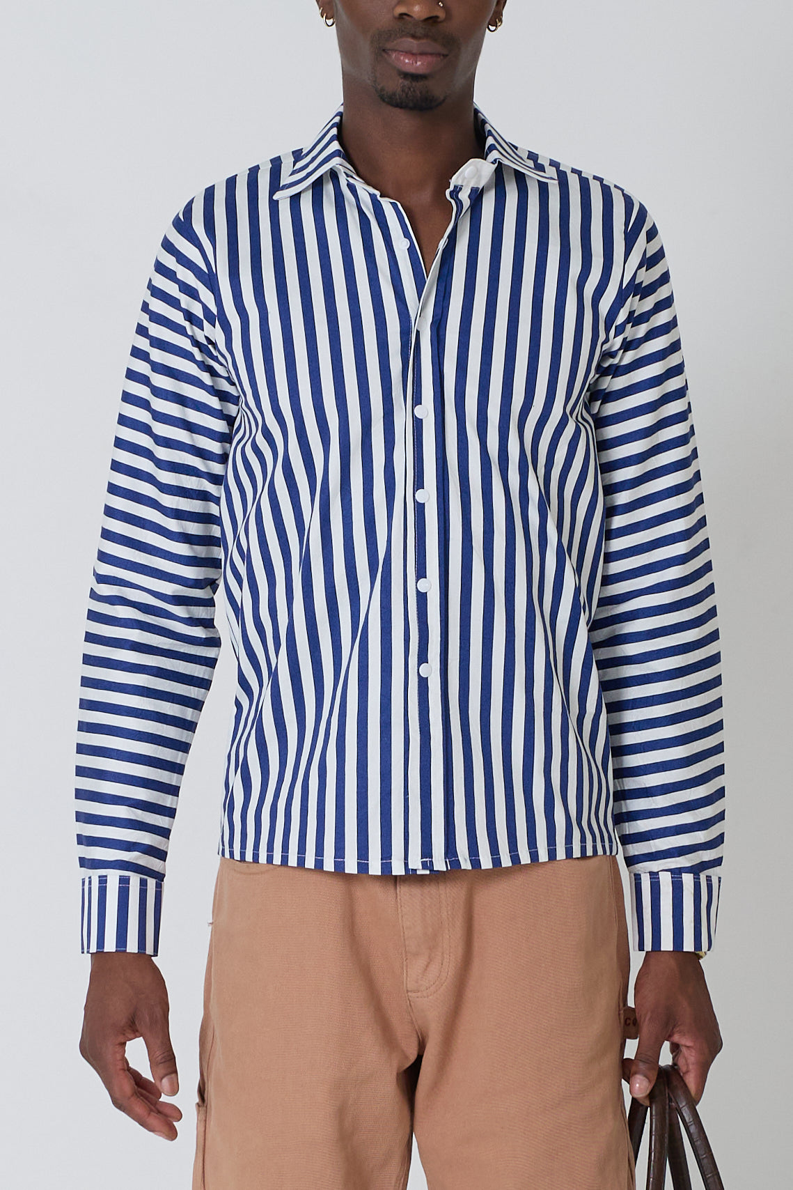 Men's Long-Sleeve Shirt with Collar