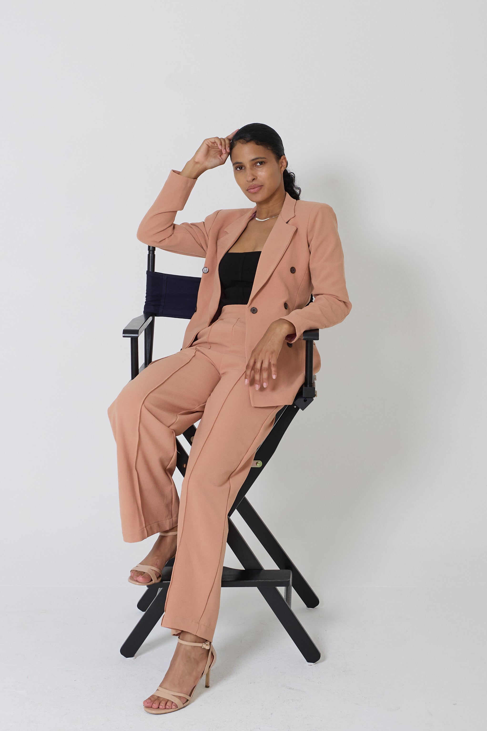 Blazer and Pants Suit Set